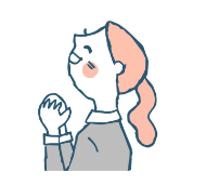 喜んでいる女性